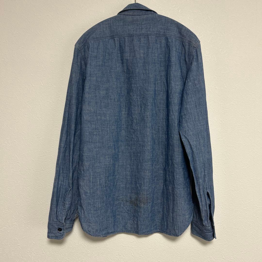 トップス RRL HUDSON CHAMBRAY WORK SHIRTS size S