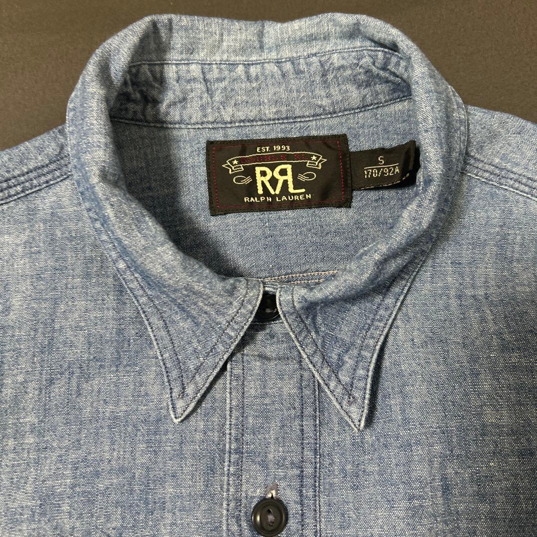 トップス RRL HUDSON CHAMBRAY WORK SHIRTS size S