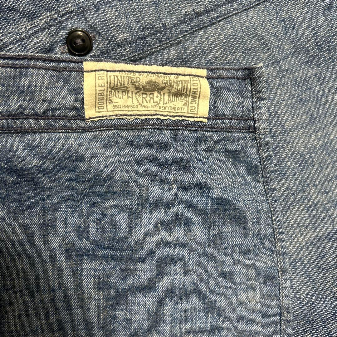 トップス RRL HUDSON CHAMBRAY WORK SHIRTS size S
