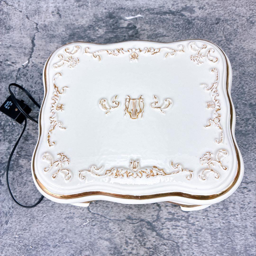 canty621様　スタークリスマス ディスクオルゴール 陶器 アンティーク