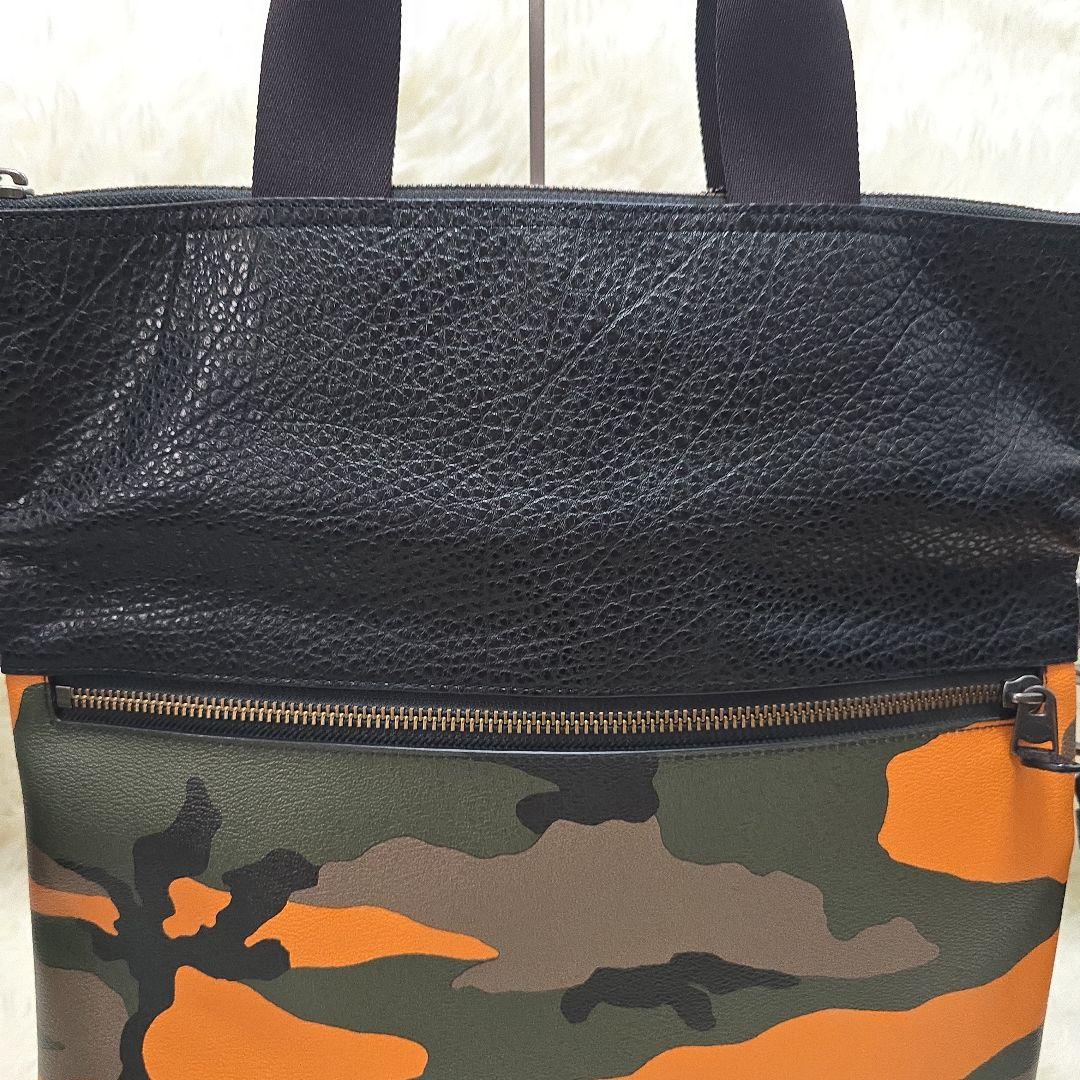 COACH コーチ　迷彩　カモフラージュ柄　ショルダー　トートバッグ