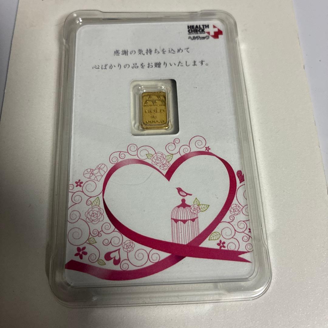 インゴット FINEGOLD 999.9 1g 金 NIHON MATERIAL