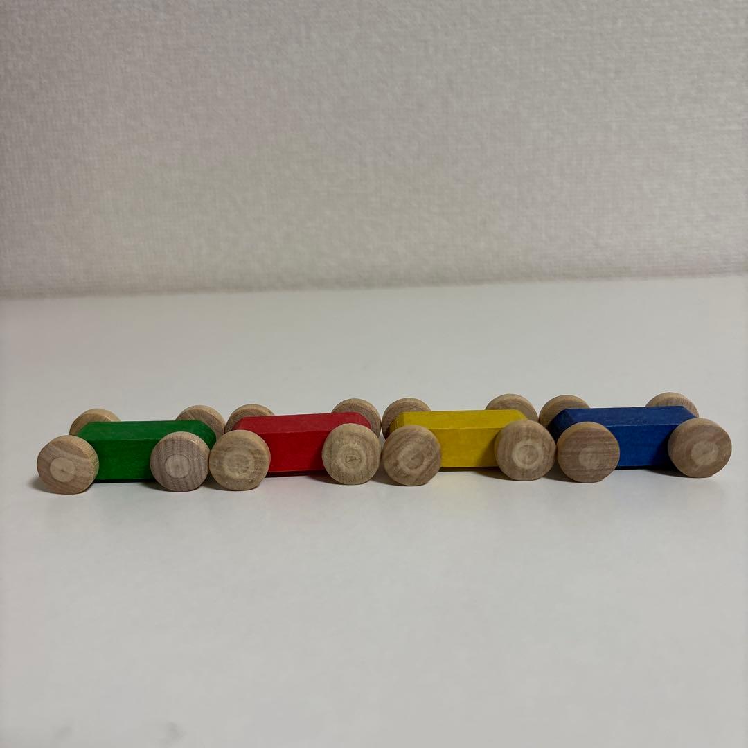 Beck ベック社　トレインカースロープ　クネクネバーン　大　木製おもちゃ　車