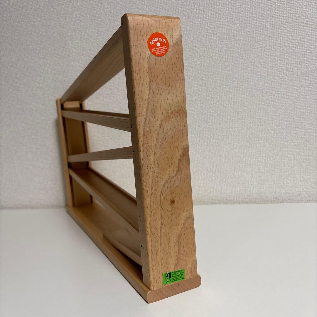 Beck ベック社　トレインカースロープ　クネクネバーン　大　木製おもちゃ　車