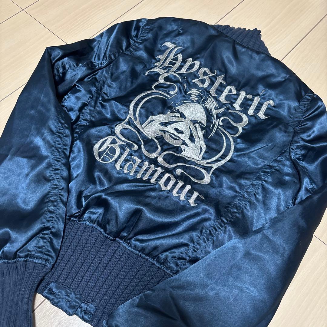 Hysteric Glamour ネイビー スカジャン