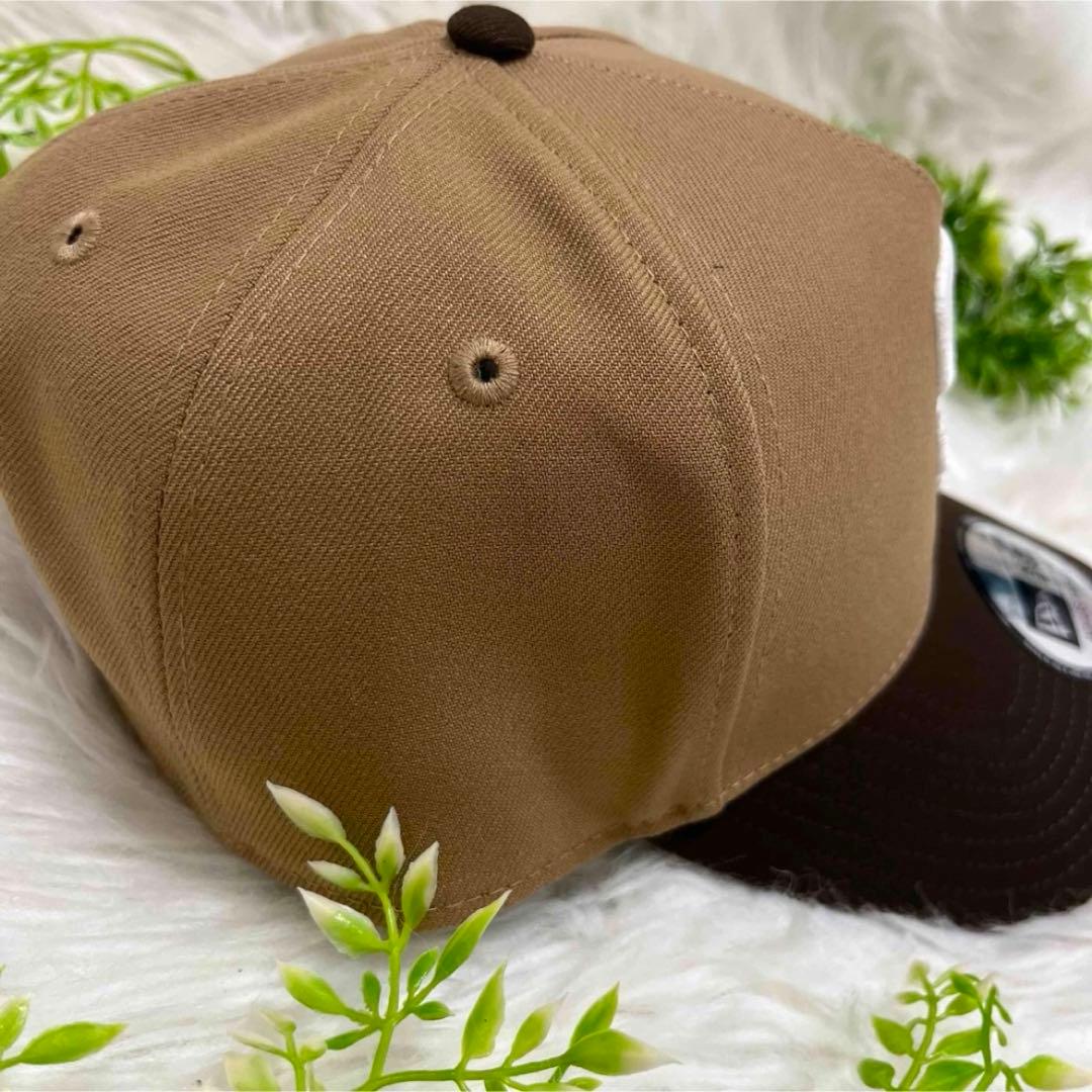 新品 NEWERA SD サンディエゴ ベージュ ニューエラ キャップ MLB