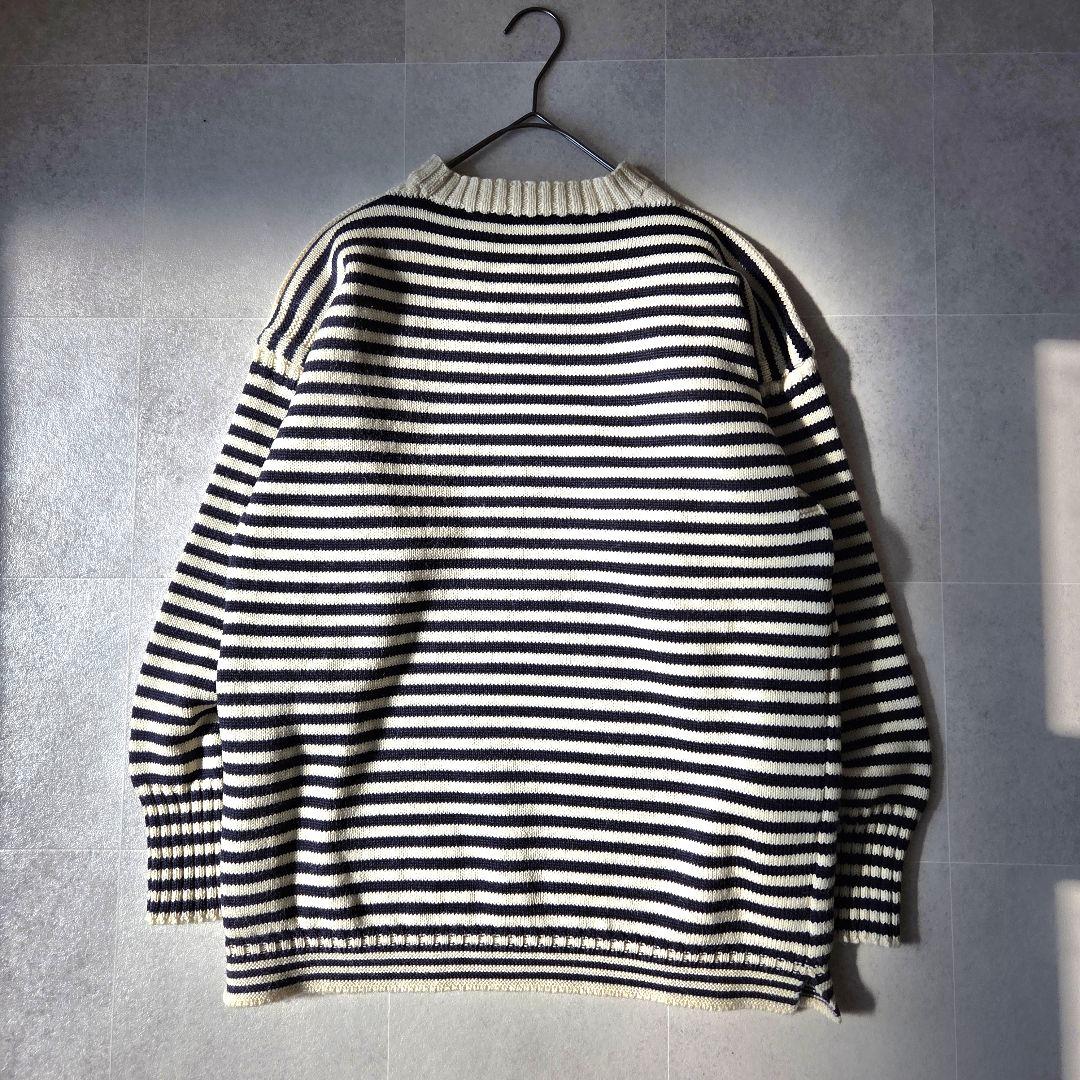 希少Lサイズ✨️ルトリコチュール 英国製 ガンジーセーター ボーダー ビショップ