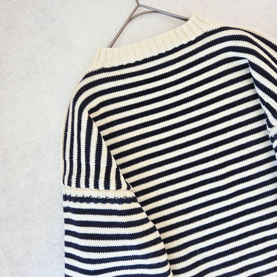 希少Lサイズ✨️ルトリコチュール 英国製 ガンジーセーター ボーダー ビショップ