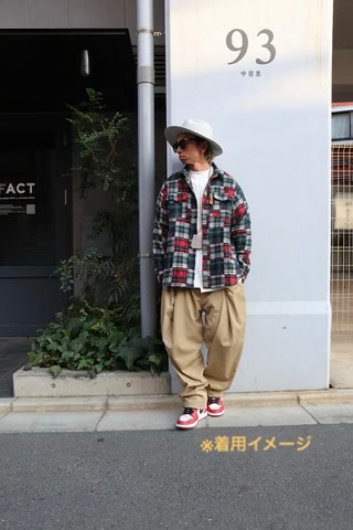 新品〈ALWAYS OUT OF STOCK〉CPO チェックシャツ　サイズL