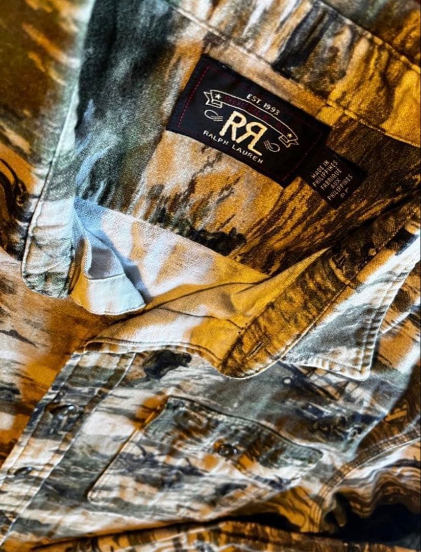 トップス RRL Printed Armed Forces Assembly L