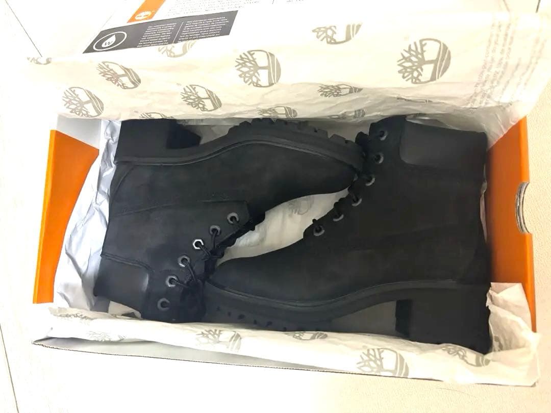 【新品未使用】Timberland KINSLEY ブラック ワークブーツ