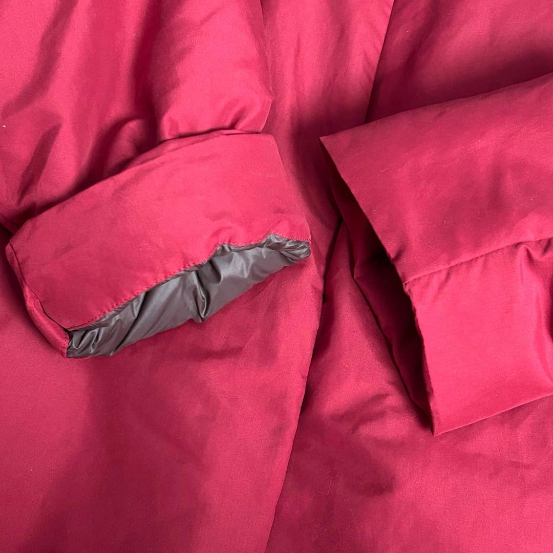 サニークラウズ 完売品 極薄ダウンコートノーカラー 赤 2XL