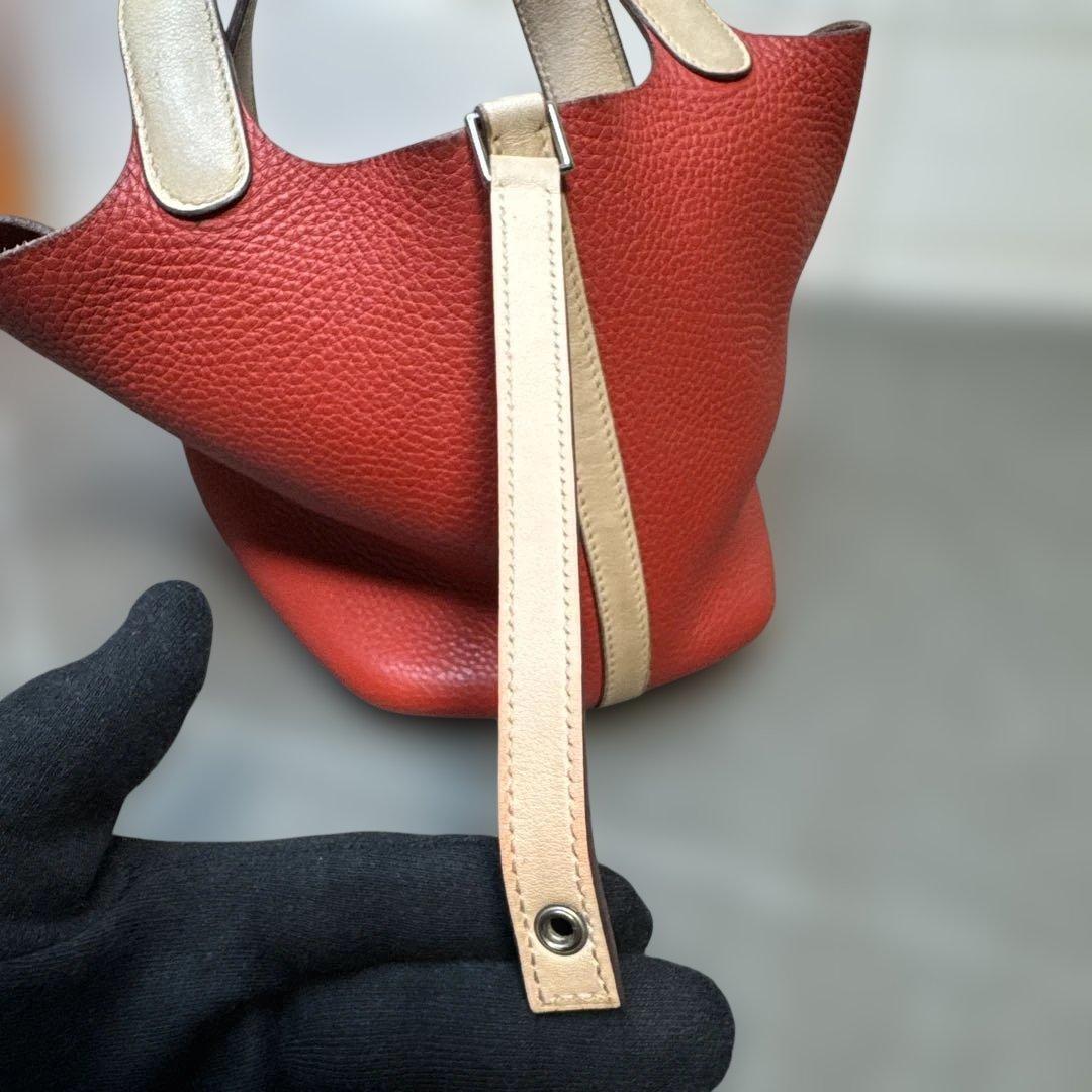 HERMES エルメス　ピコタンロックPM バイカラー　トリヨン