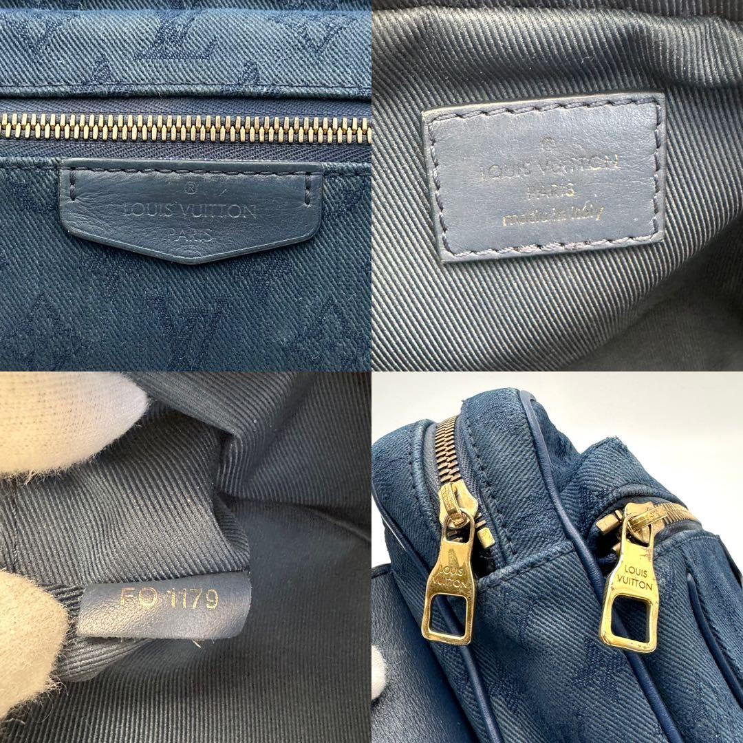 鑑定済✨ルイヴィトン モノグラム デニム バムバック アウトドア ボディバッグ