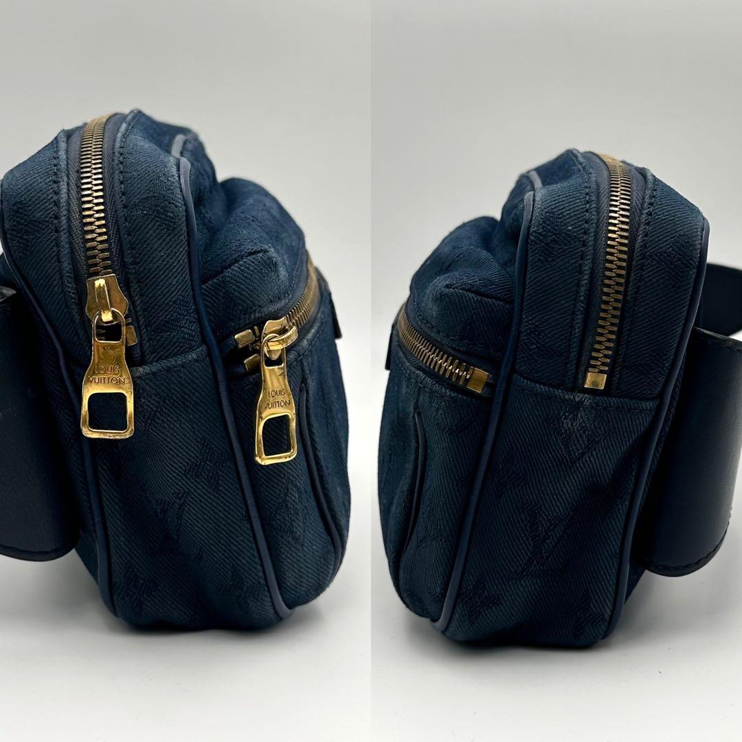 鑑定済✨ルイヴィトン モノグラム デニム バムバック アウトドア ボディバッグ