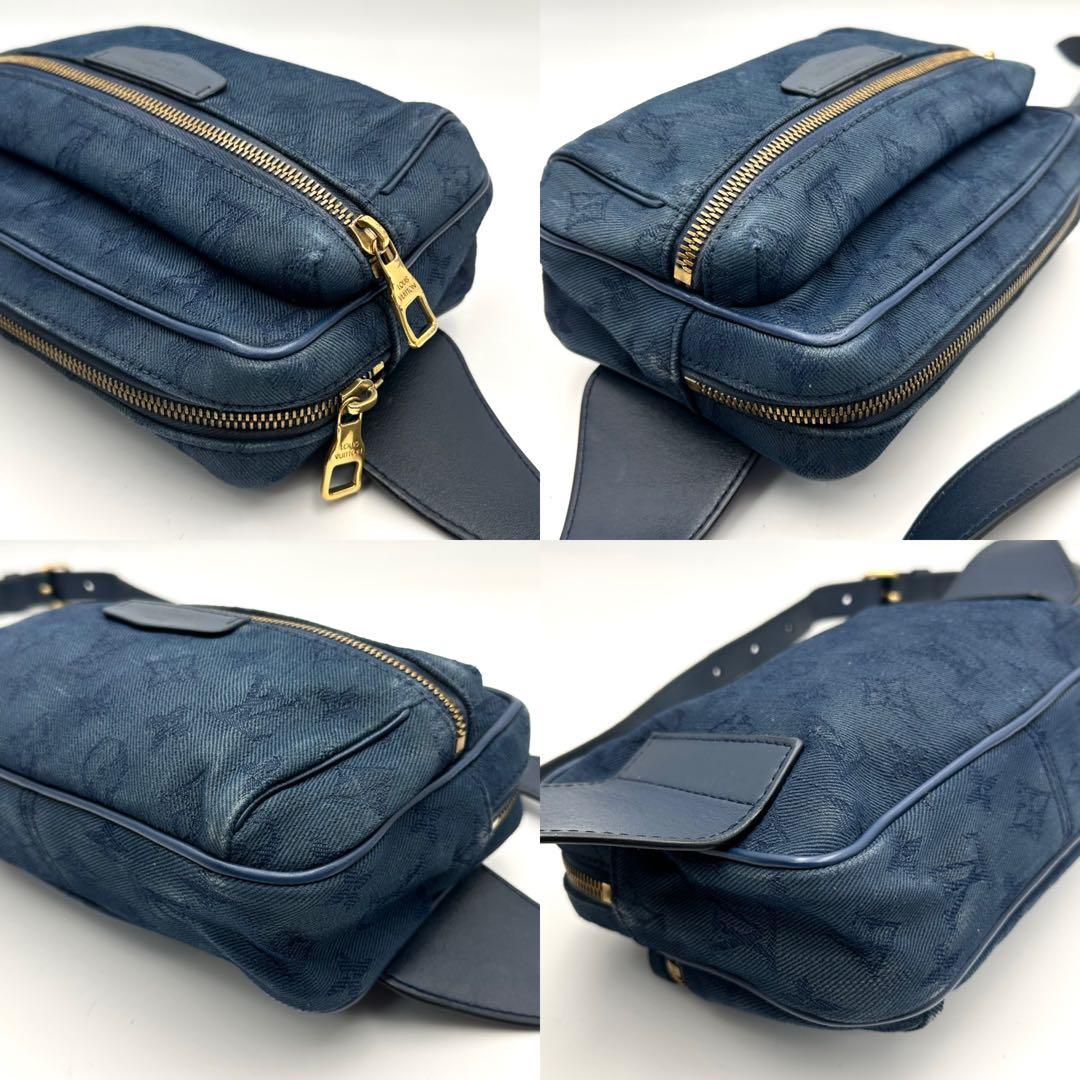 鑑定済✨ルイヴィトン モノグラム デニム バムバック アウトドア ボディバッグ
