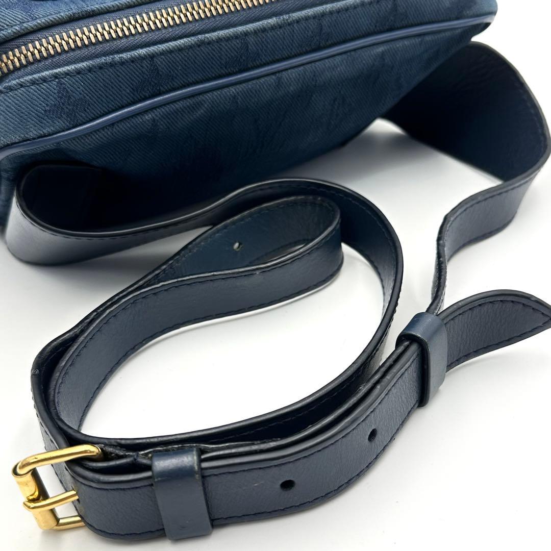 鑑定済✨ルイヴィトン モノグラム デニム バムバック アウトドア ボディバッグ