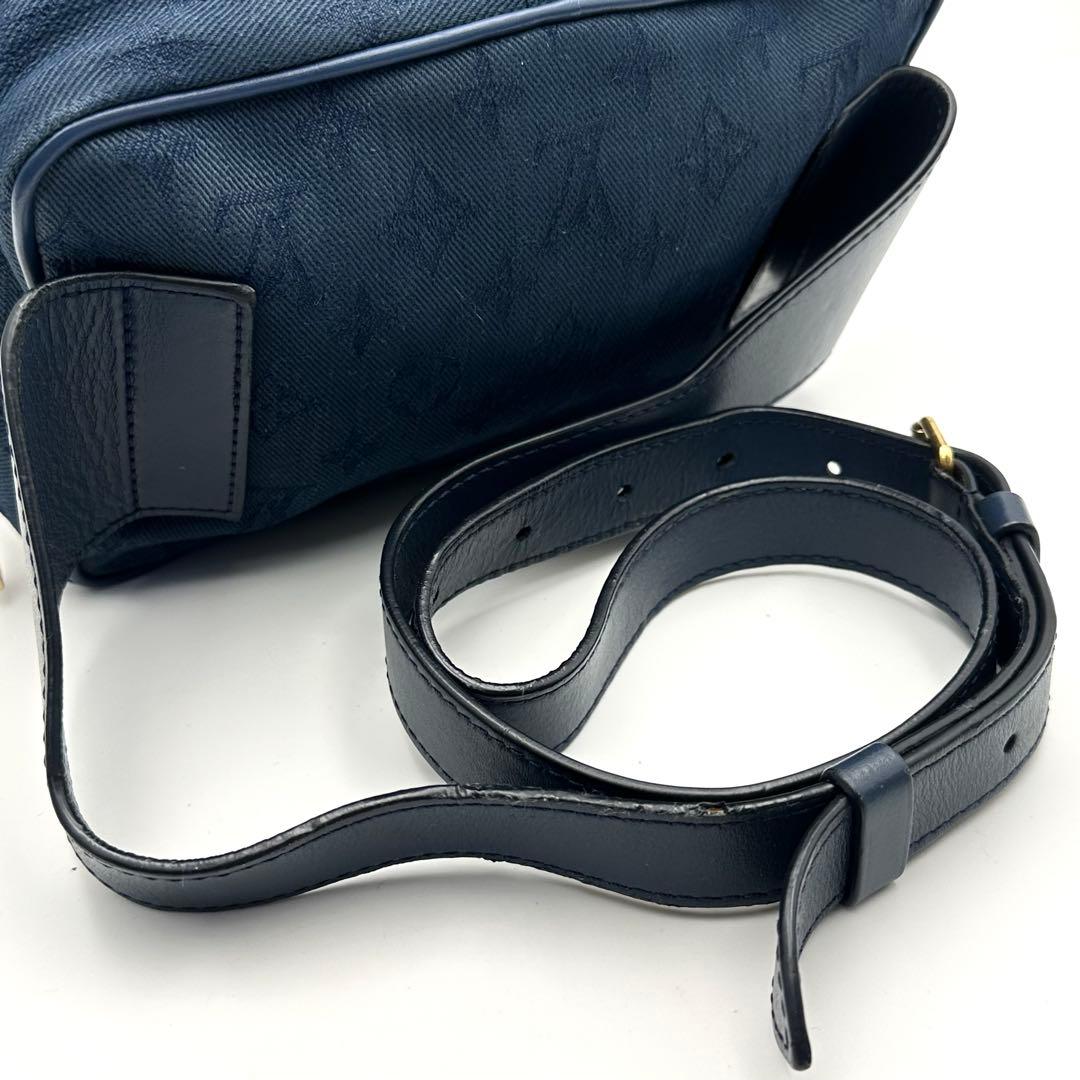 鑑定済✨ルイヴィトン モノグラム デニム バムバック アウトドア ボディバッグ