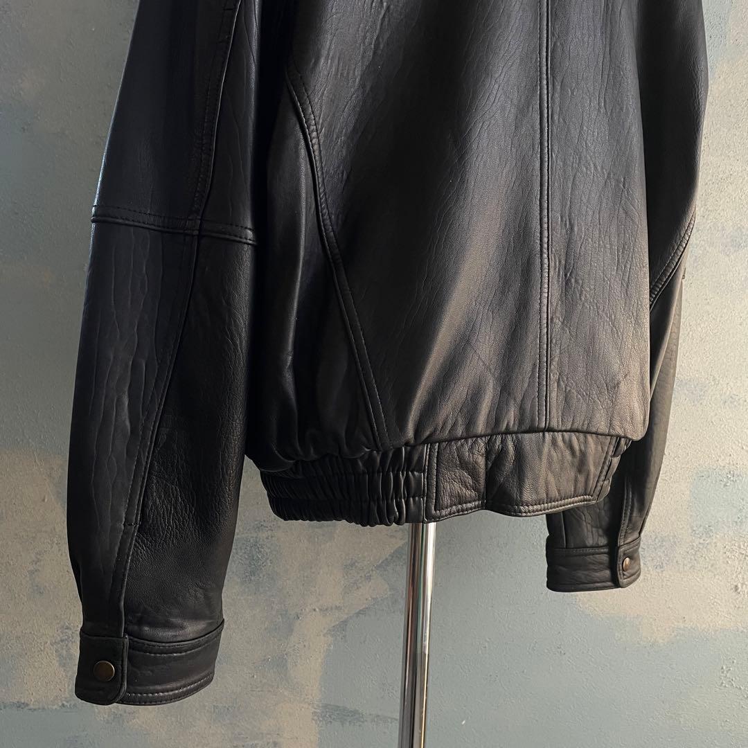 A-2“Wind shield“羊革“短丈“bomber jacket