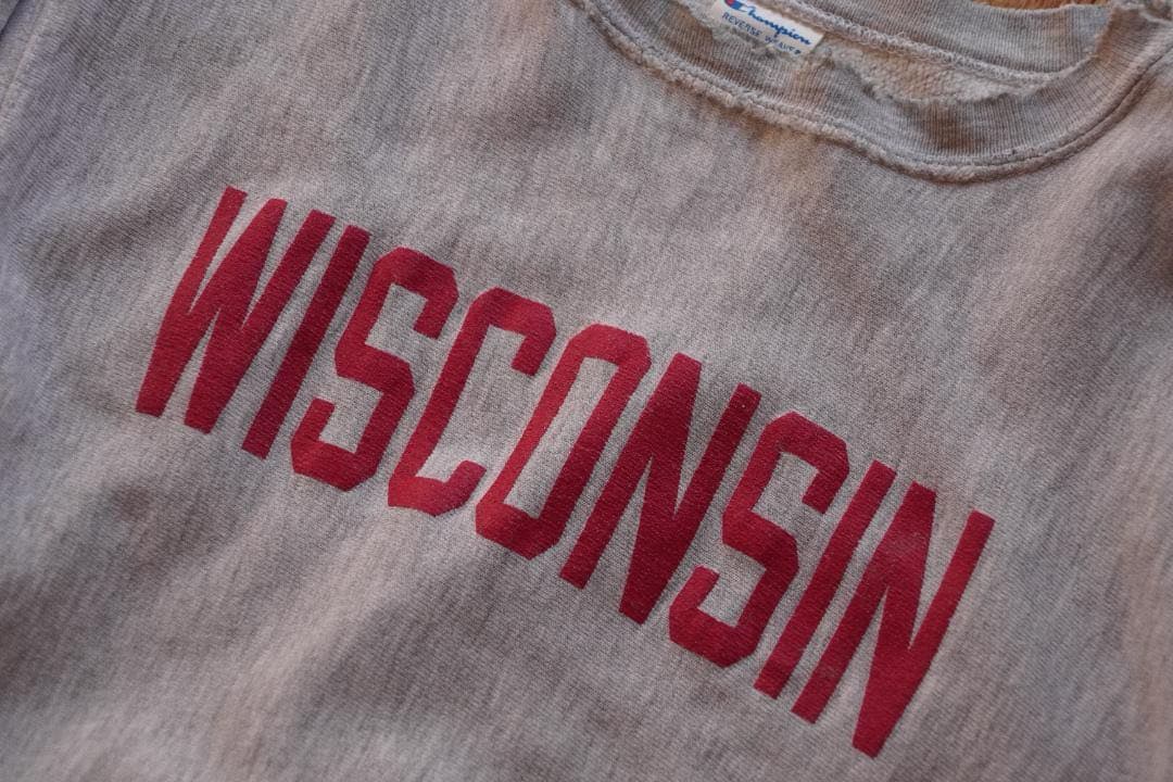 80s リバースウィーブ WISCONSIN トリコタグ ボロ アメリカ製