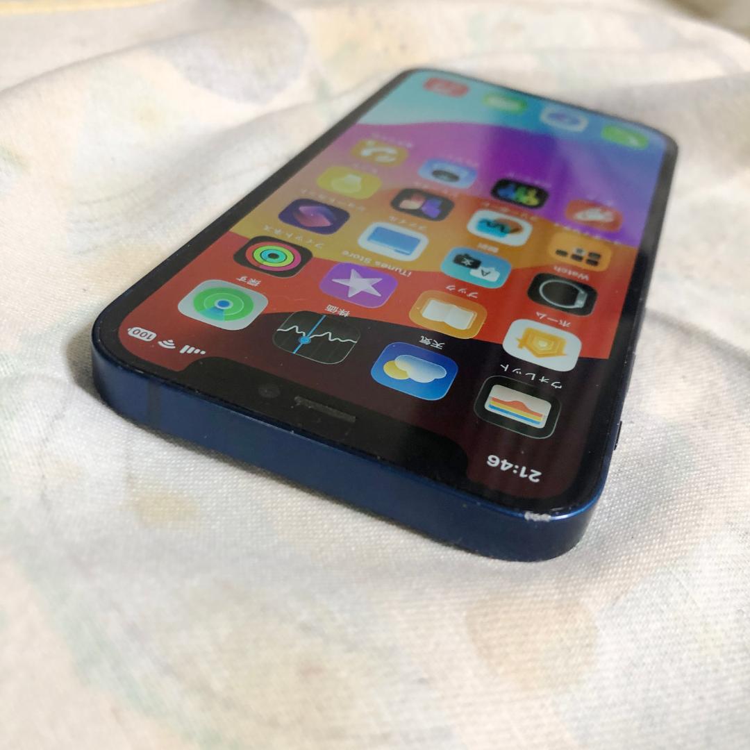 【SIMフリー】iPhone 12 mini 64gb ブルー NGAP3J/A