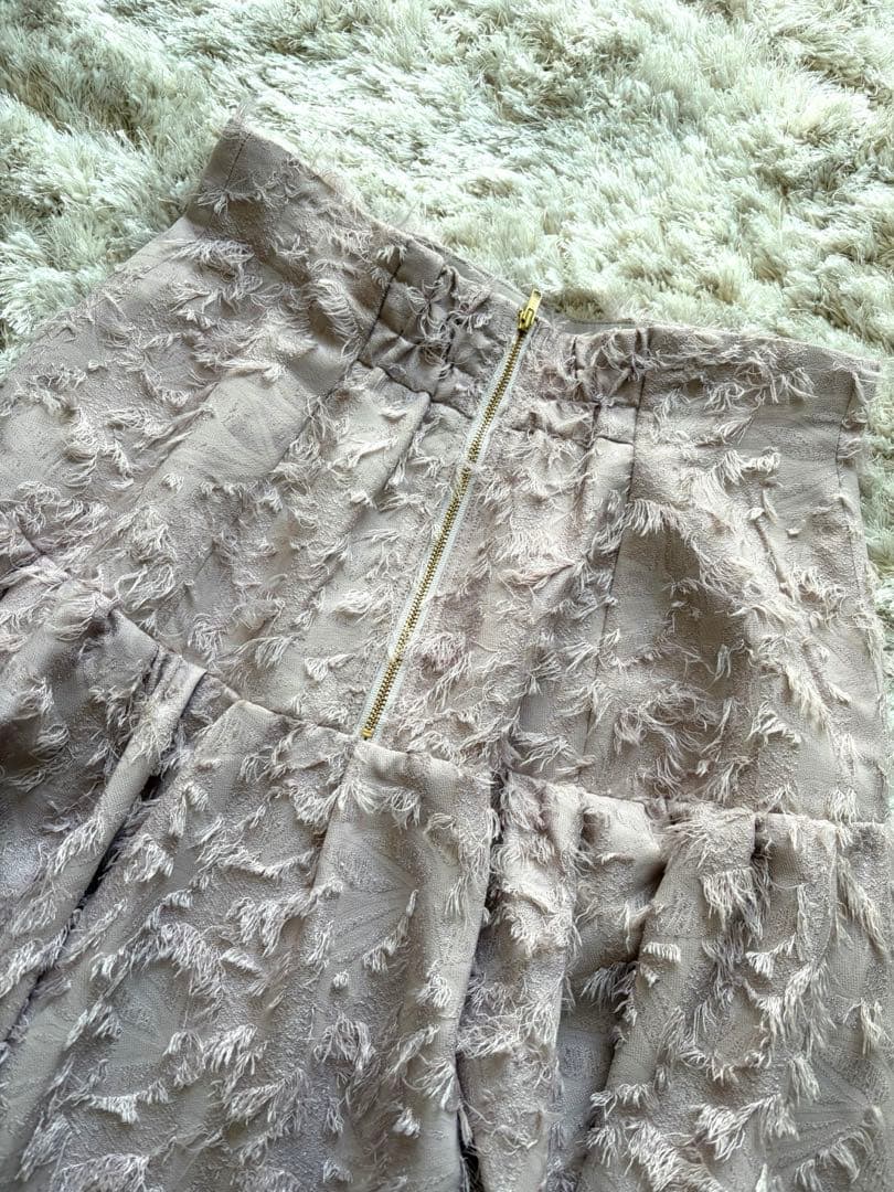 （新品未使用）Arpege story♡フラッフィーギャザーフレアスカート