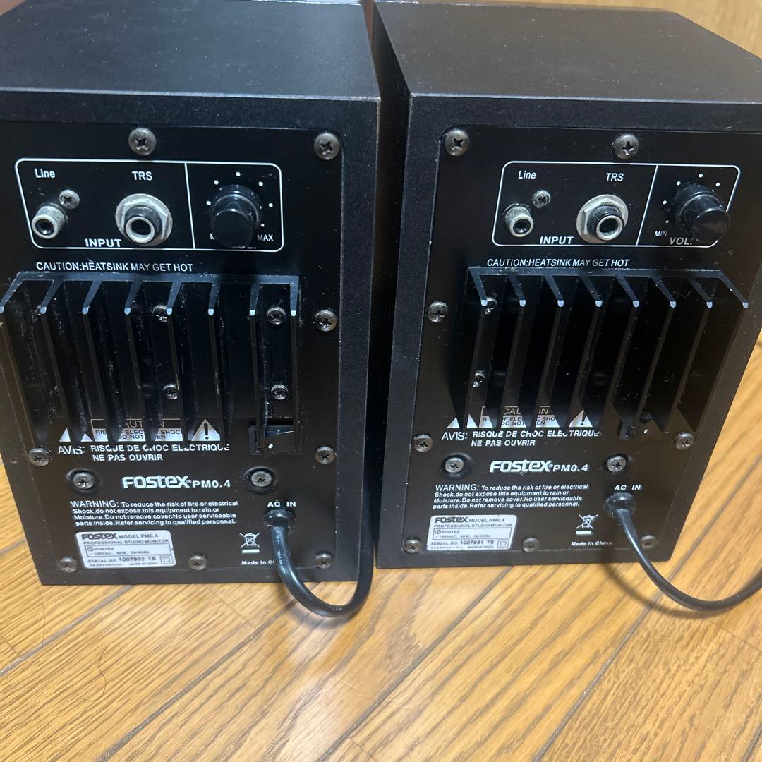 fostex PM0.4 スピーカー　2台セット　プロフェッショナルスタジオ