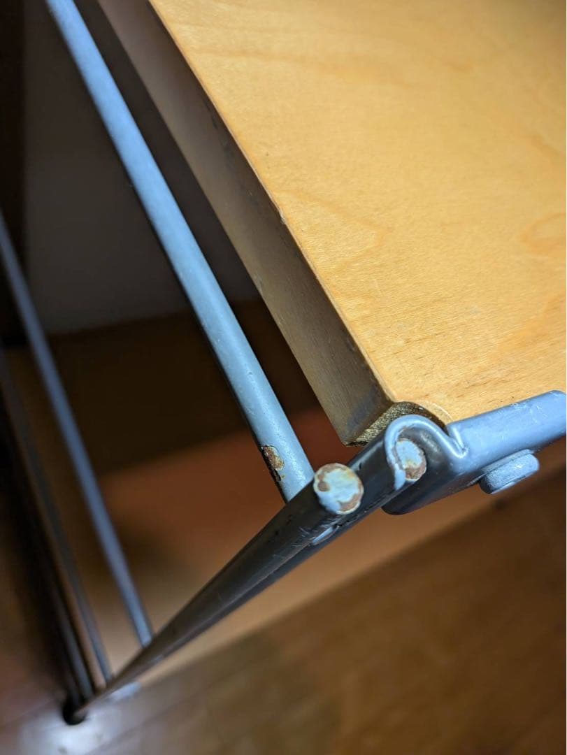 ■送料込■無印良品 スチールユニットシェルフ ワードローブ 棚 衣類収納 グレー