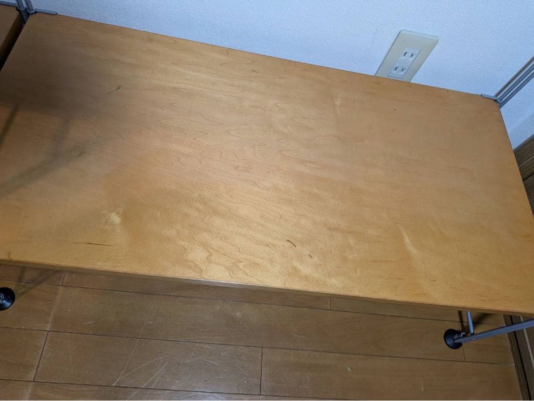 ■送料込■無印良品 スチールユニットシェルフ ワードローブ 棚 衣類収納 グレー