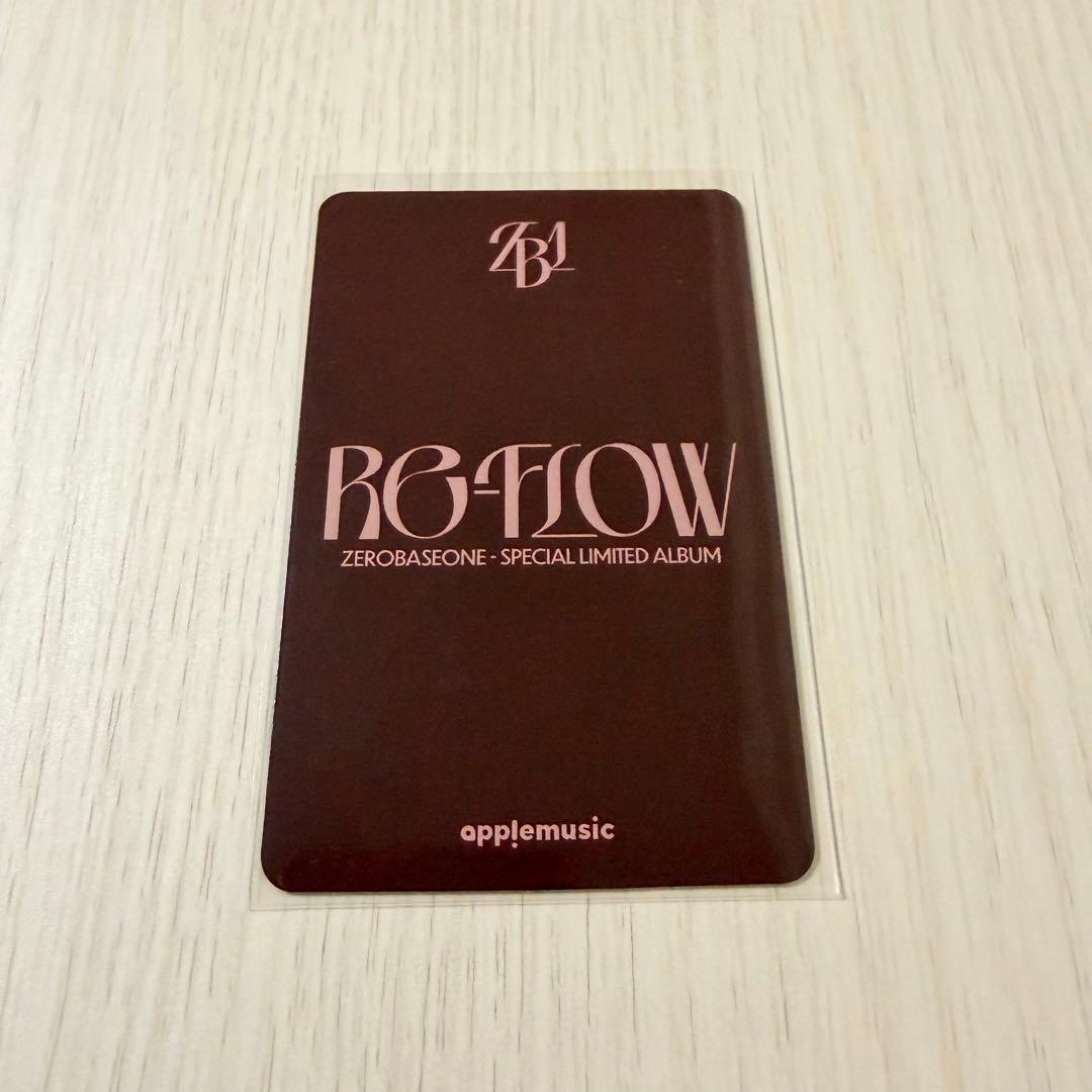 ZEROBASEONE RE-FLOW applemusic トレカ メテュ