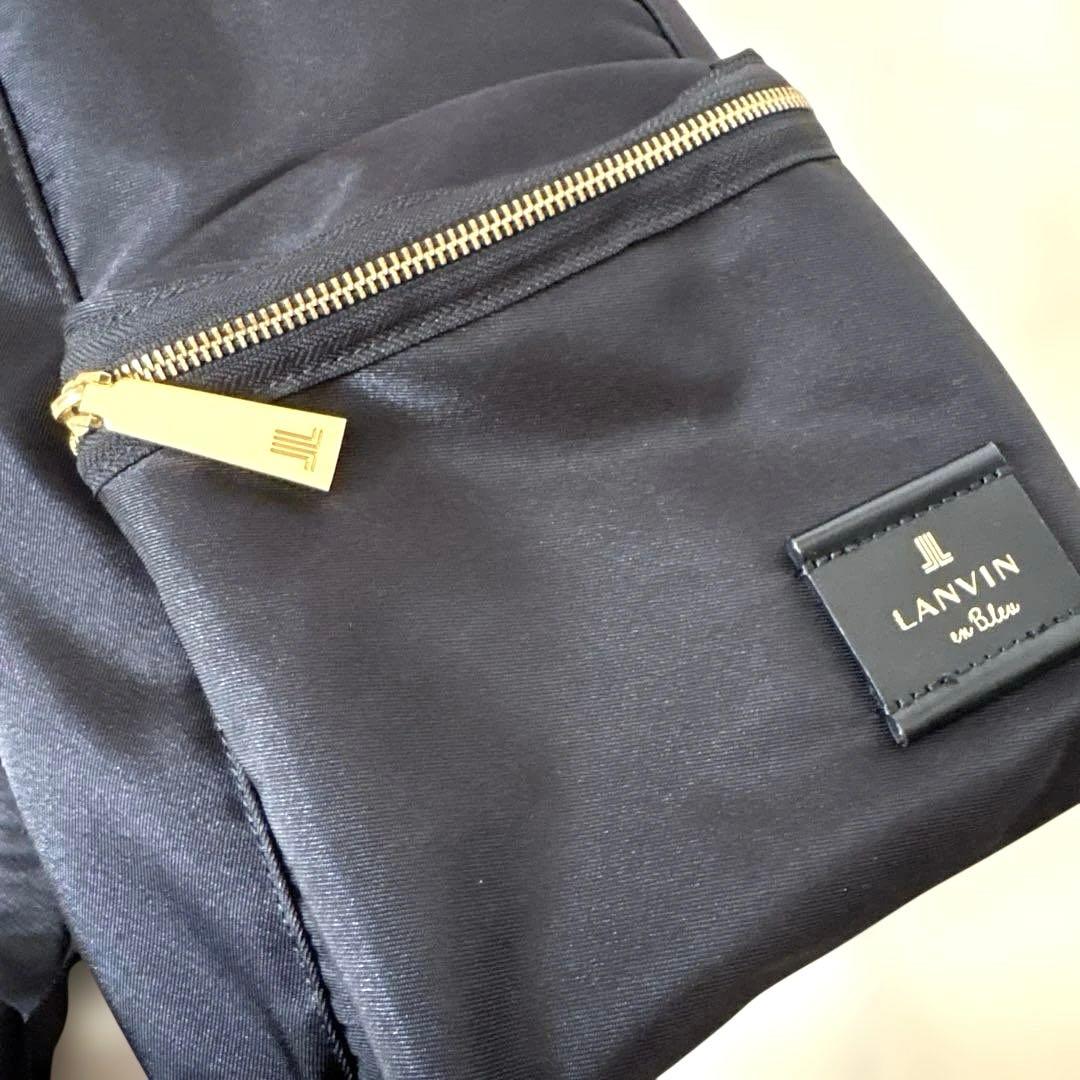 【美品】ランバンオンブルー リュック バックパック　リボン