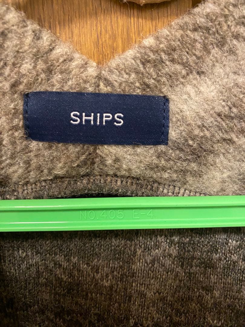 さらに値下げ格安★新品未使用SHIPSイタリアンチェックパイピングショートコート