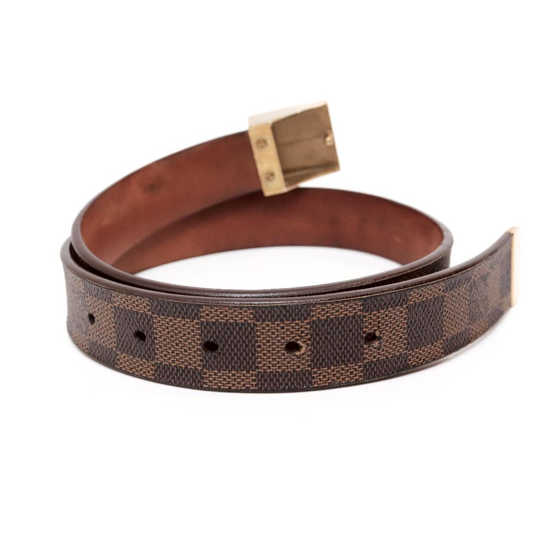 美品 ルイヴィトン ダミエ ベルト 70cm±5 3cm幅　 919