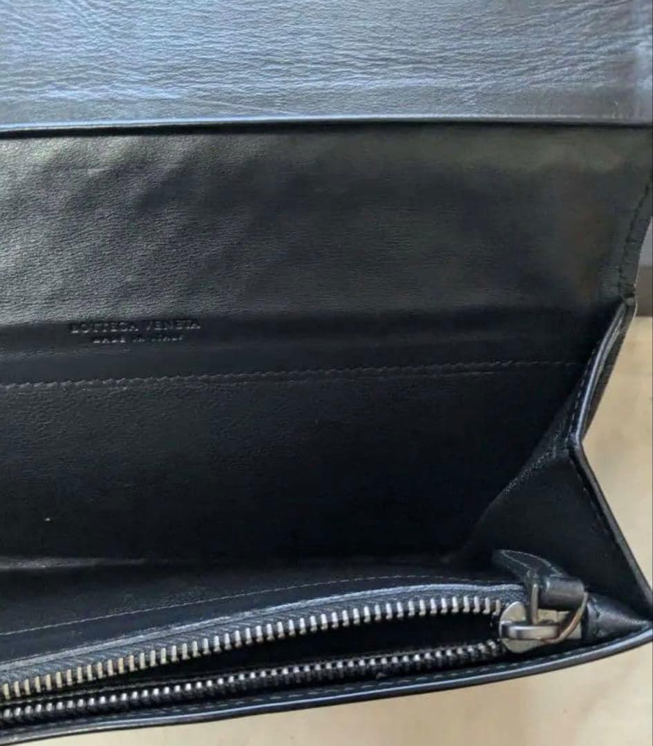 美品 ボッテガヴェネタ Bottega Veneta 長財布 イントレチャート