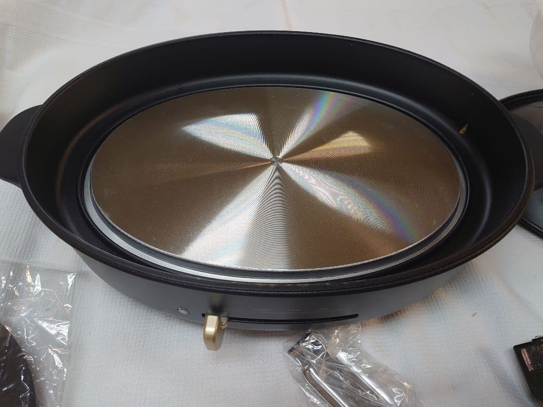 BRUNO ホットプレート ブラック たこ焼きプレート付き