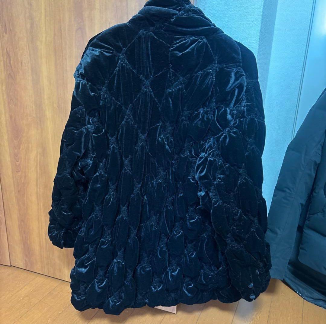 ジャケット・アウター VELOUR QUILTING STAND COLLAR BLOUSON