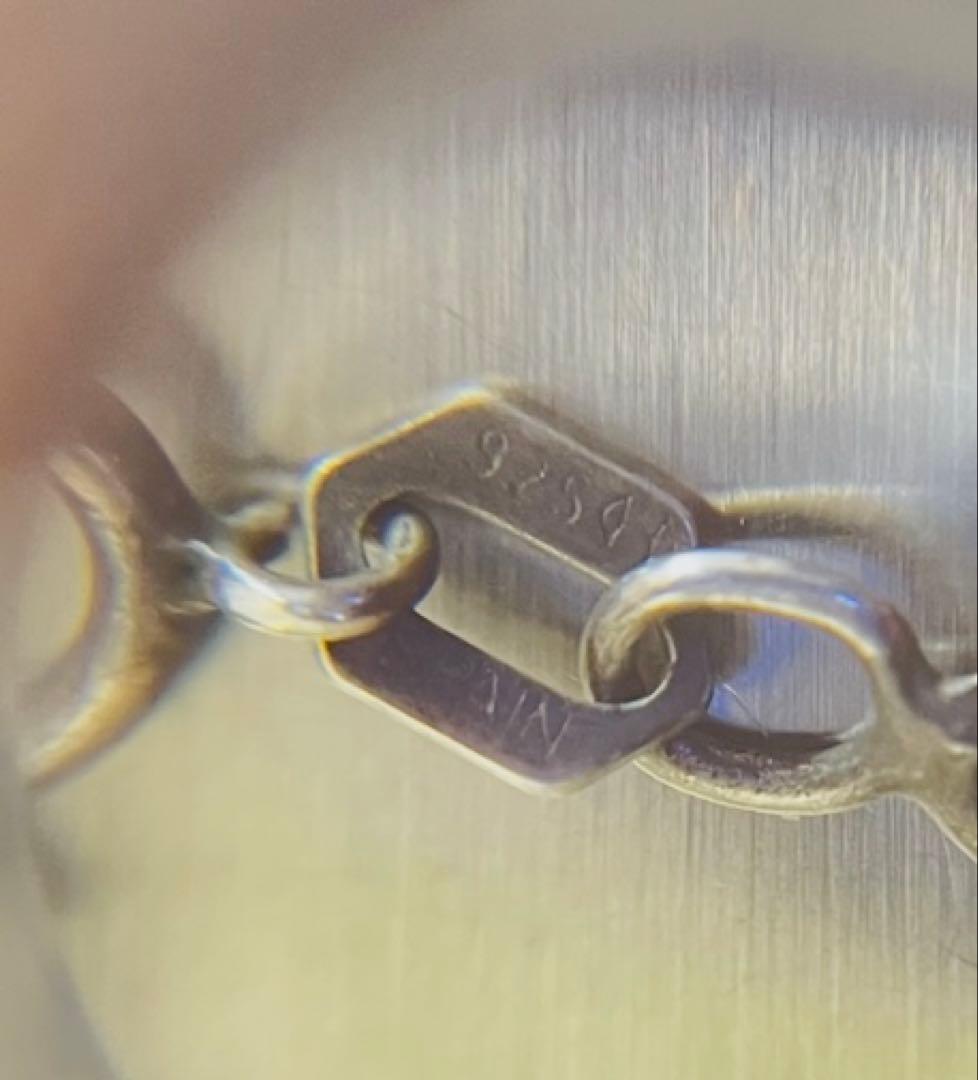 スターリングシルバー 925 スペイン製 ヘビーチェーンネックレス 約20g