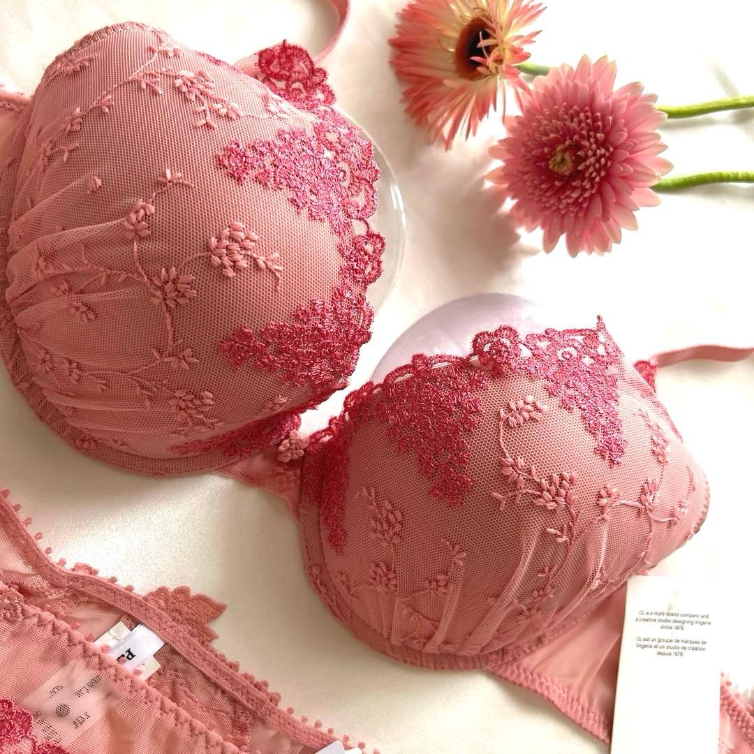 ⭐︎高級フランス パッショナータ⭐︎ チェリーピンクの綺麗なランジェリー
