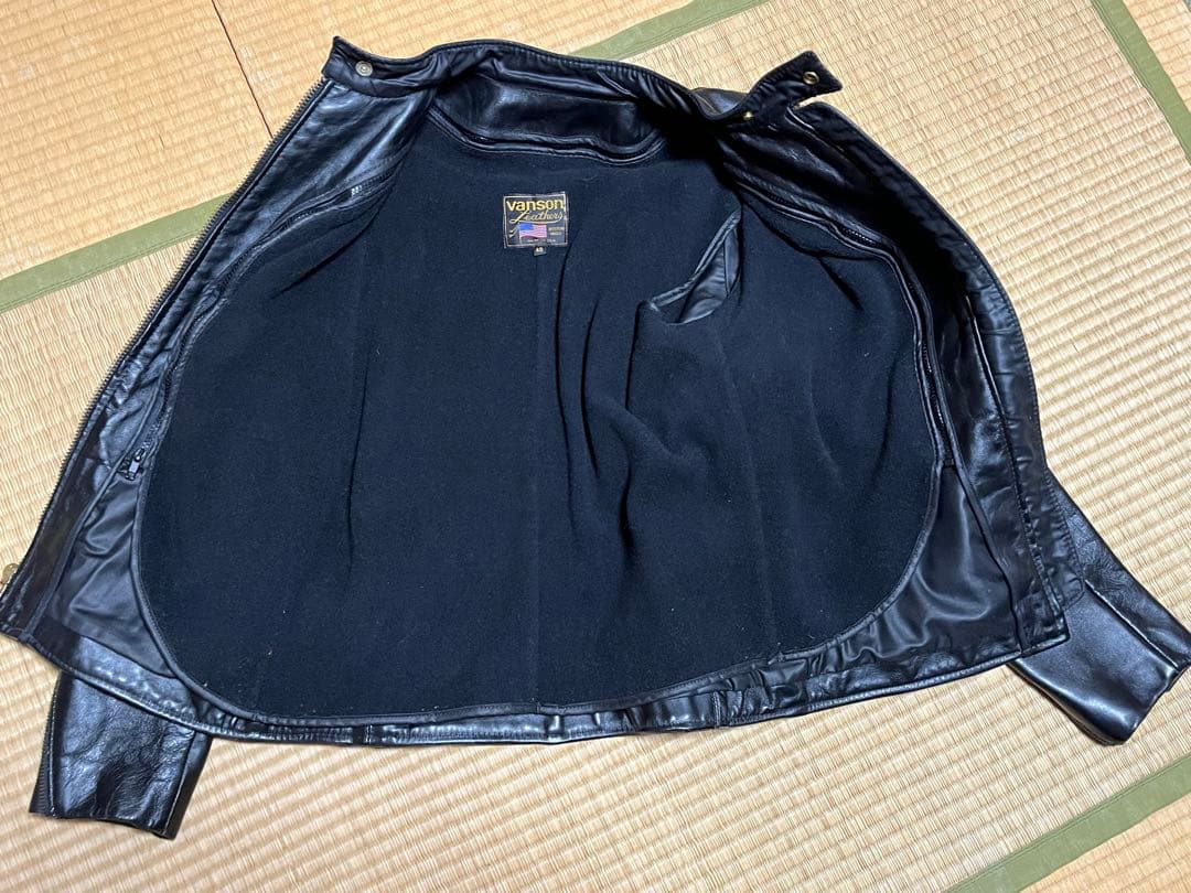 t*2様 バンソンシングルライダースサイズ40インチ希少LENZIP、TALON