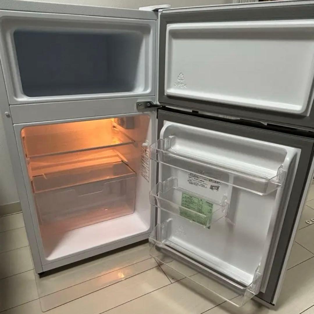 【美品】Hisense 87L 冷蔵庫 HR-B91HW（2023年製）送料込み