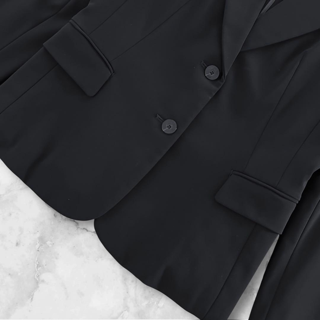 【美品】23区 セットアップ スーツ 3点セット 大きいサイズ 40 L 黒