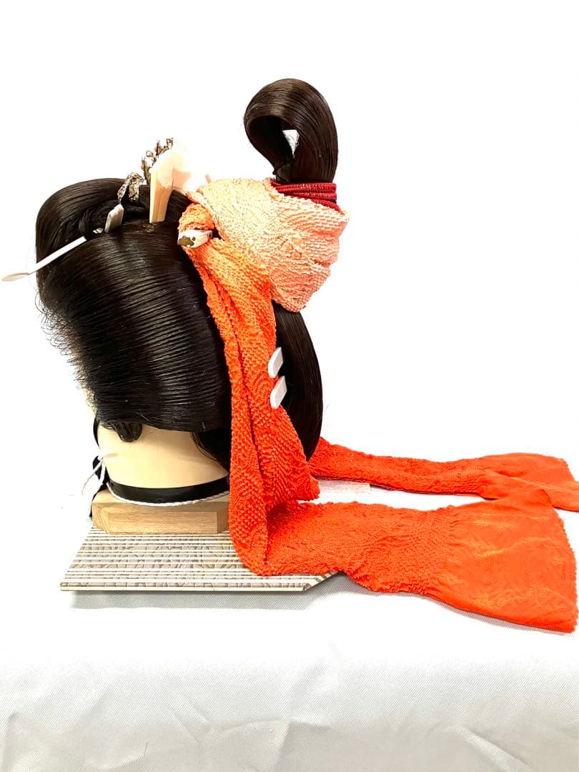 辰巳８号サイズ、一つ兵庫(ゲンコツ)中古舞踊かつら、日本髪かつら、大衆演劇かつら