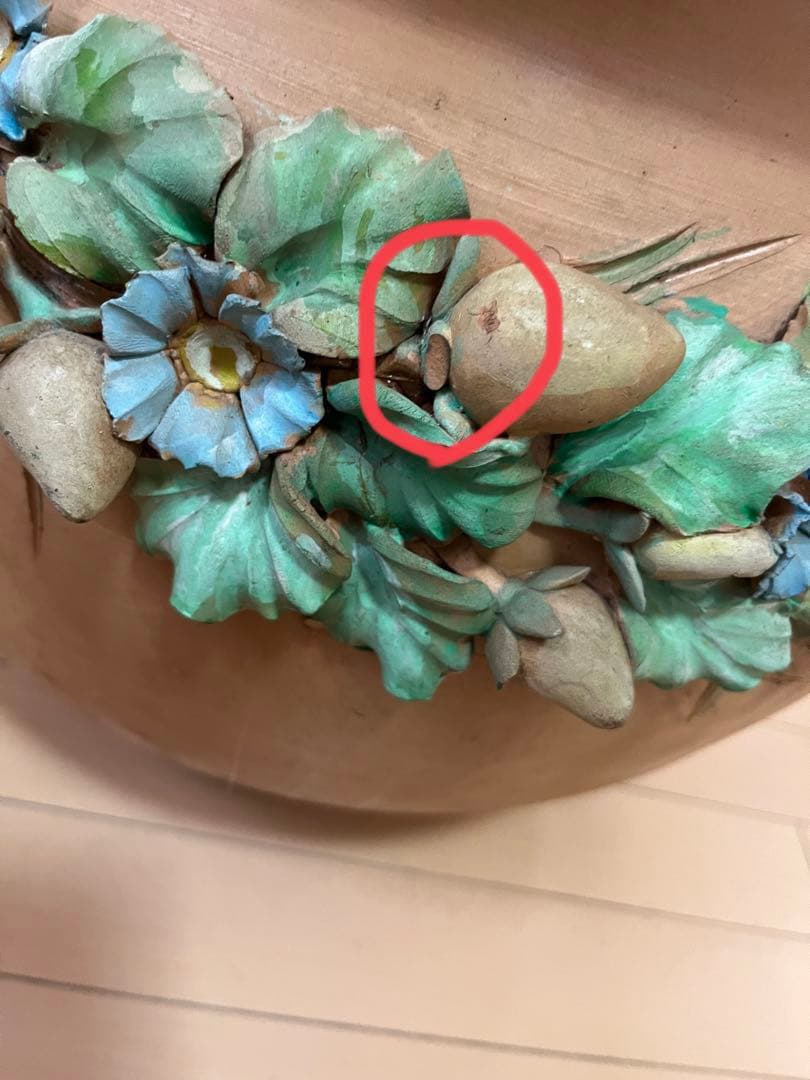 観葉植物　鉢カバー　イタリア　テラコッタ