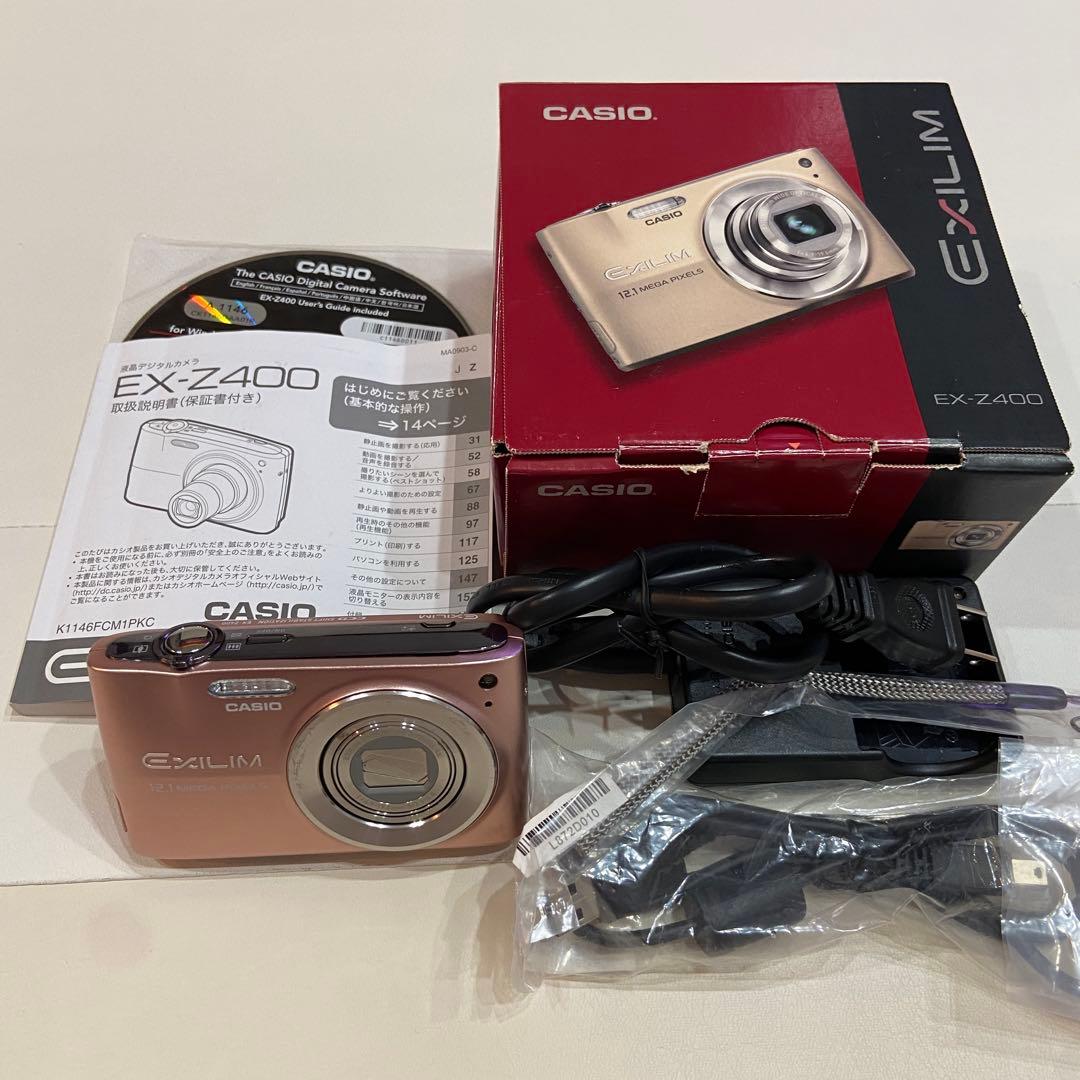 カシオ CASIO EX-Z400ピンク 平成レトロ コンデジ カメラ