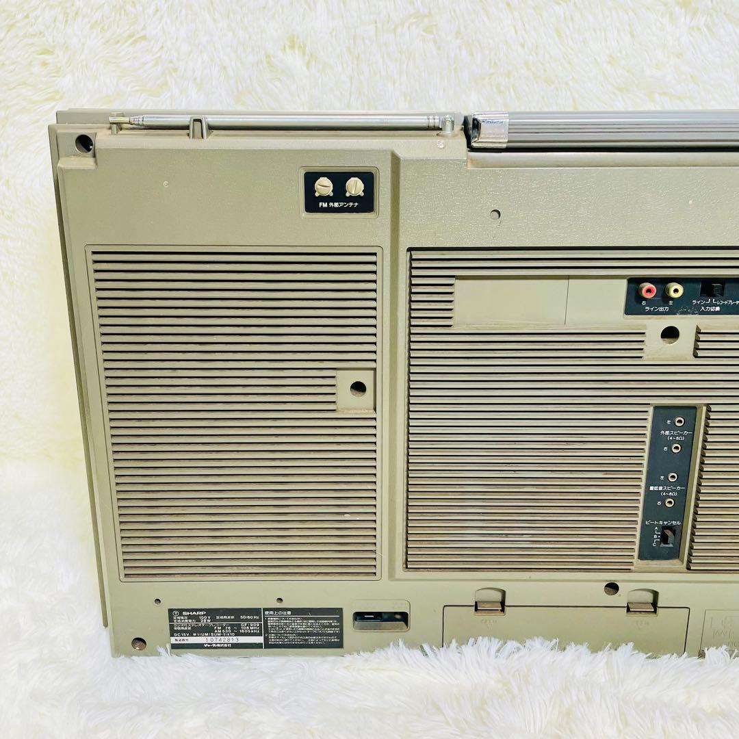 希少　現状品　SHARP GF-909 メタルテープ　ラジカセ　ビンテージ