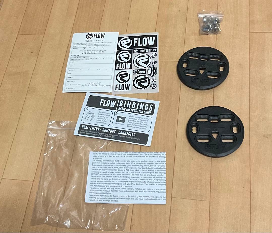 Flow FUSE-GT ビンディング M ブラック/レッド