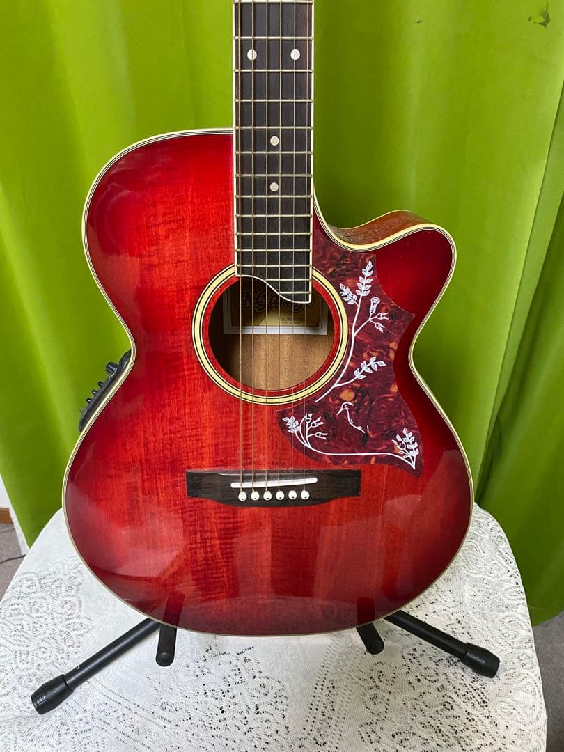 メ*1様 極上美品　ハミングバードK Garage エレアコ　音出し良好　アコギ