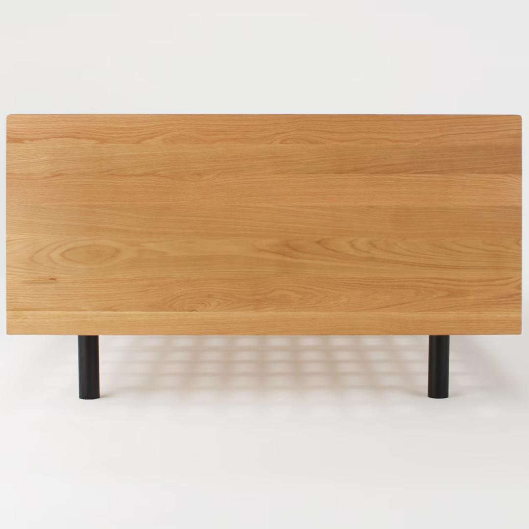 【10日まで8500円】無垢材ベッド・オーク材・セミダブル