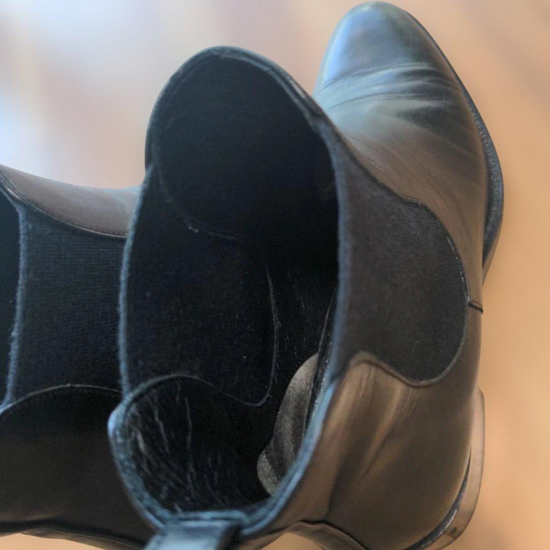 サイドゴアショートブーツ37〈TOMORROWLAND/GALERIE VIE〉