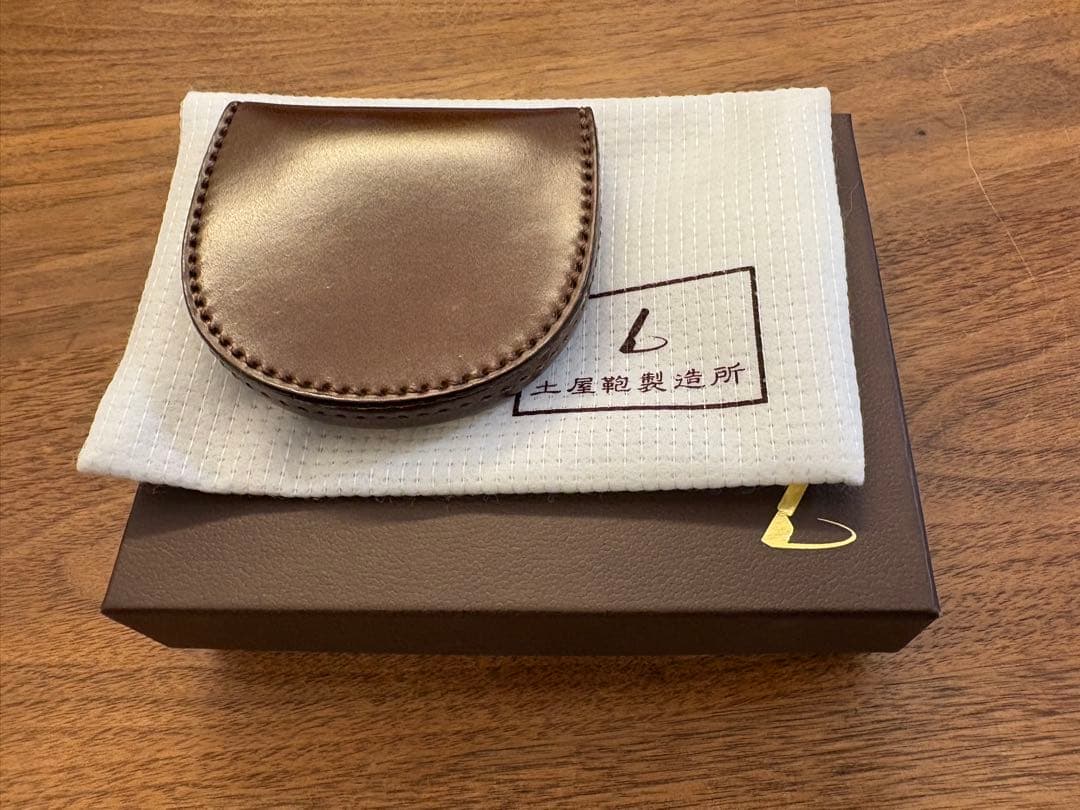 土屋鞄 TSUCHIYA KABAN コードバン 小銭入れ ブラウン【未使用】